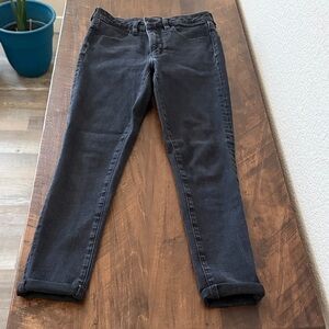 American Eagle Outfitters Women's Dark Gray Skinny Jeans